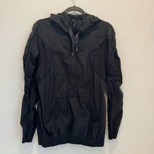 lululemon athletica Black Hooded Lightweight Pullover Jacket